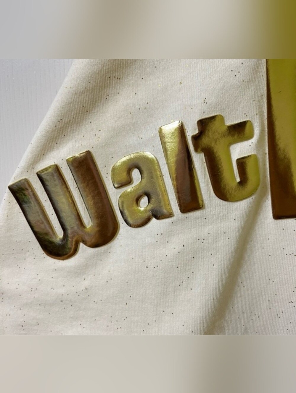 Walt Disney World Gold Cinderella Castle Glitter Spirit Jersey - Picture 6 of 11